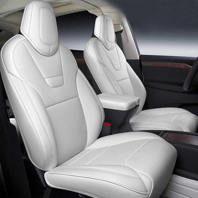 Leren stoelhoezen — Tesla Model X
