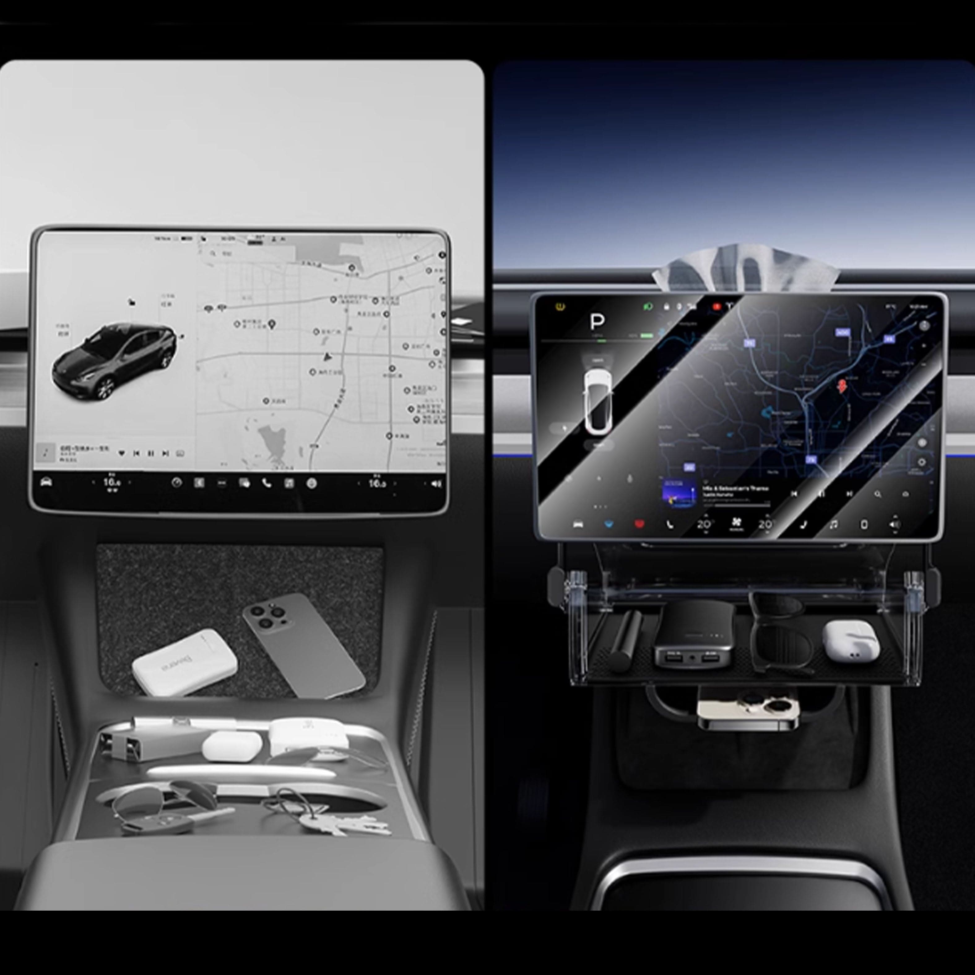 Opbergbox onder Middenconsole — Model Y Juniper