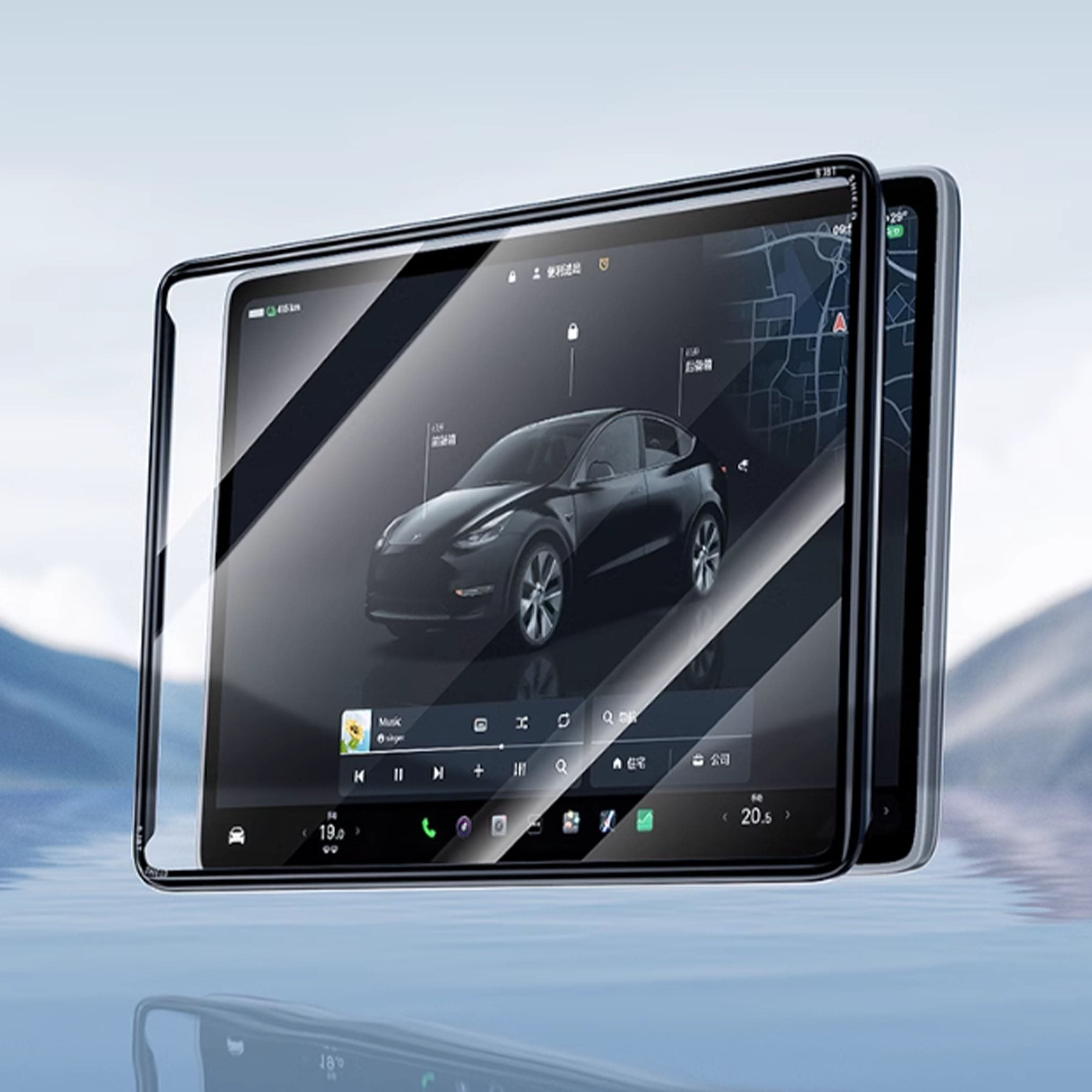 Screenprotector Gehard Glas — Model 3 Highland & Model Y Juniper