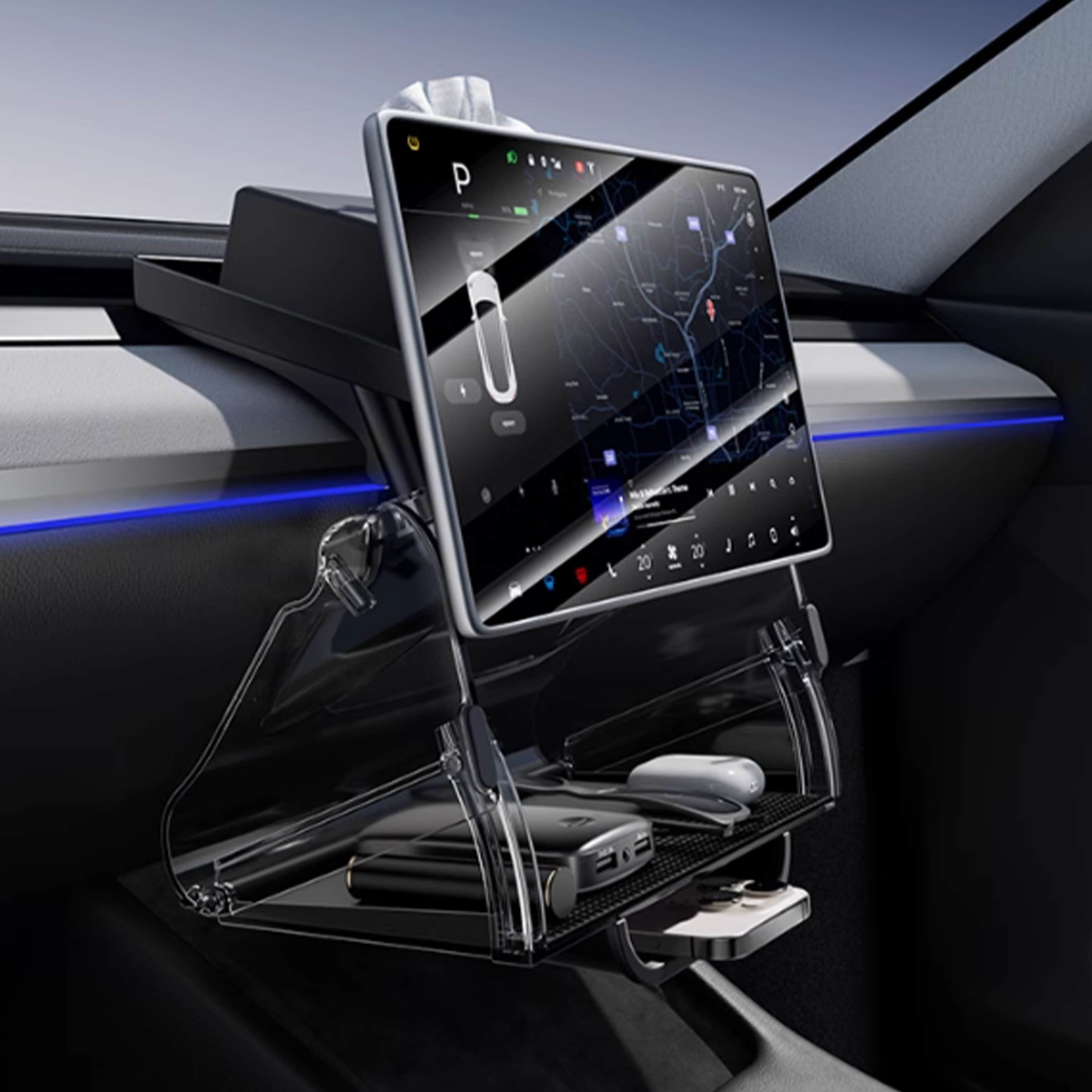 Opbergbox onder Middenconsole — Model Y Juniper