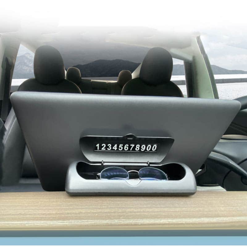 Zonnebrilhouder — Tesla Model 3